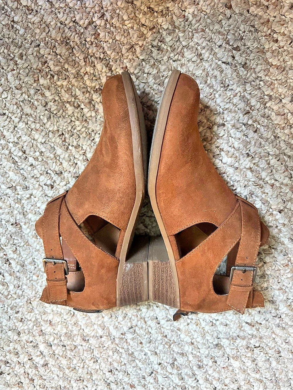 indigo rd. Ankle Booties Brown US 7M Good Condition